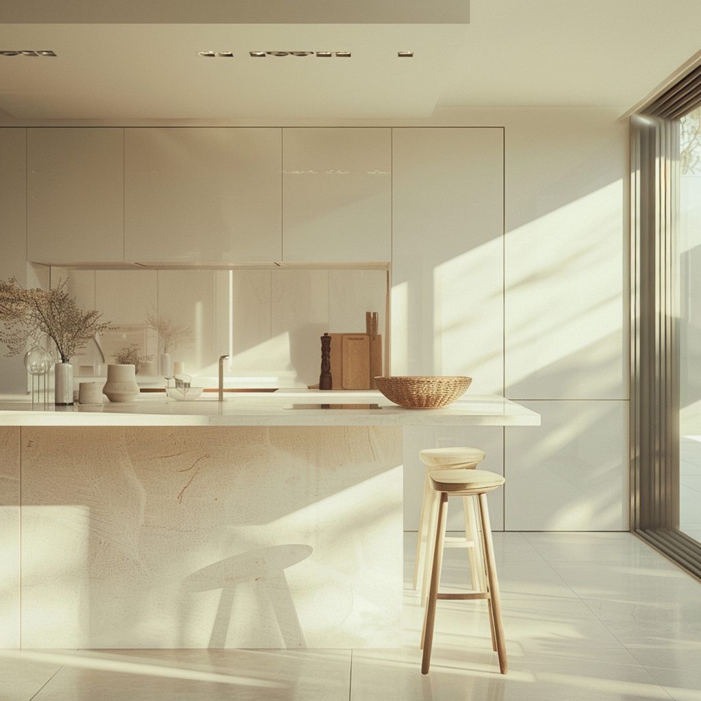 diseno interior de cocina abierta de lujo con decoracion moderna x